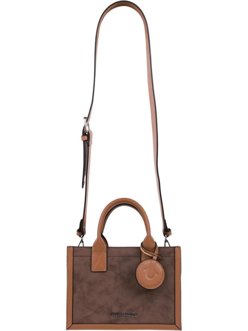 True Religion Women's True Religion Suede Tote Bag, Women’s Structured Handbag